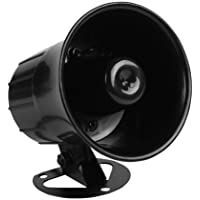 Vbestlife Sirena de Bocina Ruidosa- Sistema de Alarma de Seguridad en la Pared-Puerta-Balcón con Altavoz de 12V 115bB…